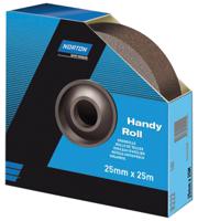 63642531797 Norton P320 Grit Very Fine Sandpaper Roll, 25m x 38mm