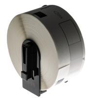 dk-11208 Brother White Black Print Label Roll, 90mm Width, 38mm Height, 400Per Roll Qty