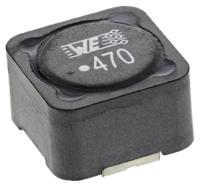 744770147 Wurth Elektronik, WE-PD, 1280 Yes Wirewound Surface Mount Inductor with a Ferrite Core, 47 μH Wirewound ±20 % 2.7 A Idc