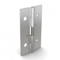 7113560 Pinet Stainless Steel Spring Hinge, 60mm x 35mm x 1mm