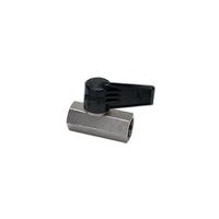 0492-10-21 Legris Nickel Plated Brass Ball Valve, Ball Valve, Threaded 1/2in, 12bar Operating Pressure