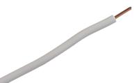 248-3616 RS PRO White 0.5mm² Hook Up Wire, 20 AWG, 1/0.8 mm, 100m, PVC Insulation