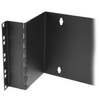 wallmounth4 StarTech.com Black 4U Steel Bracket , with 2-Post Wall Mount Frame