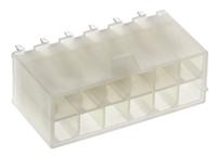 39-28-1123 Molex Mini-Fit Jr Series Straight Through Hole PCB Header, 12 Contact(s), 4.2 mm Pitch, 2 Row, Shrouded