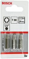 2607001622 Bosch Torx Screwdriver Bit, T30 Tip, 25 mm Overall