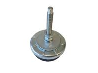 10302 Serious 16mm 120mm Dia. Natural Rubber Levelling Adjustable Foot, 1000kg Static Load Capacity