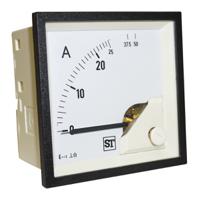 eq74-i1622n1caw0st Sifam Tinsley Sigma Analogue Panel Ammeter 25A AC, 68mm x 68mm Moving Iron