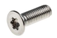 262-5774 RS PRO Hexalobular Recess Countersunk A2 304 Stainless Steel Machine Screw ISO 14581 M5 x 16mm