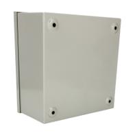 266-4957 RS PRO Grey Cold Rolled Steel Instrument Case, 200 x 200 x 100mm