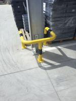 284-3490 RS PRO Black/Yellow Steel Protection Barrier