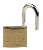 xr0060-40 ABUS Key Weatherproof Brass, Steel Padlock, 6mm Shackle, 40mm Body