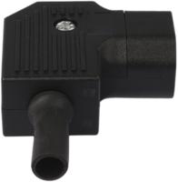 px0686se Bulgin C14 Right Angle Cable Mount IEC Connector Male, 10A, 250 V