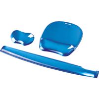 9113709 Fellowes Blue Gel Wrist Rest 471.5 x 58.7 x 15.9mm 15.9mm Height