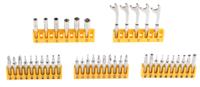 668-5727 RS PRO Driver Bit Set 46 Pieces, Hexagon, Phillips, Pozidriv, Slotted, Star