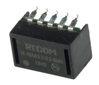 r-78aa33-05smd Recom Switching Regulator, Surface Mount, 3.3V dc Output Voltage, 4.75 → 32V dc Input Voltage, 500mA Output