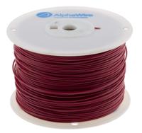 3055-rd001 Alpha Wire Hook-up Wire PVC Series Red 0.81 mm² Hook Up Wire, 18 AWG, 16/0.25 mm, 305m, PVC Insulation, 3055 RD001