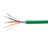 tg018 Hager TG Bus Cable, 5 Cores, 0.5 mm² CSA, 100 m, Green Polyethylene Sheath