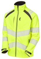 lfe915-2xl PULSAR LFE915 Yellow Men Hi Vis Softshell Jacket, XXL