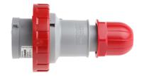 2181636 Scame IP66, IP67 Red Cable Mount 3P + E Industrial Power Plug, Rated At 16A, 415 V