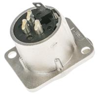 458-042 RS PRO Panel Mount XLR Connector, Female, 3 Way