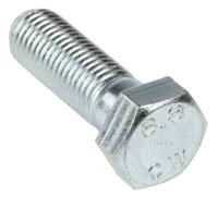 279-868 RS PRO Bright Zinc Plated Steel, Hex Bolt, M16 x 50mm