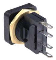 49-59222 ITW Switches 49-59 Series Push Button Switch, Momentary, Panel Mount, 16mm Cutout, SPDT, 250V ac, IP67
