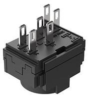 61-842012 EAO Contact Block for Use with Series 61 Switches, 250V ac/dc, 1CO