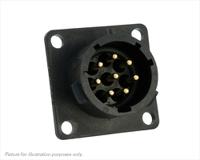 uts0128p Souriau Sunbank by Eaton Circular Connector, 8 Contacts, Flange, Standard Connector, Plug, Male, IP68, IP69K, UTS Series