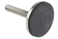 a300001 Nu-Tech Engineering M8 Stainless Steel Adjustable Foot, 450kg Static Load Capacity