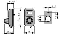 15a11b10 Vishay 15A11B10 Multiturn Dial for Potentiometer