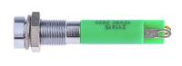 211-415 RS PRO Green Panel Mount Indicator, 12V dc, 6mm Mounting Hole Size, Solder Tab Termination