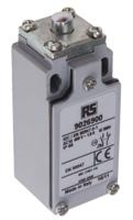 902-6900 RS PRO Plunger Limit Switch, NO/NC, IP66, DPST, Zinc Alloy Housing, 400V ac Max, 10A Max