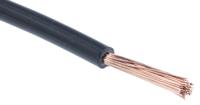 885-0850 RS PRO Black 2.1mm² Hook Up Wire, 14 AWG, 50/0.25 mm, 100m, Cross Linked Polyolefin Insulation
