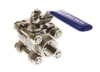 764-4234 RS PRO Stainless Steel Full Bore, 2 Way, Ball Valve, Threaded, BSPP 1/2in