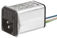 43017002 Schurter 2A, 125 V ac, 250 V ac Male Screw Filtered IEC Connector 4301.7002, Quick Connect 1, 2 Fuse