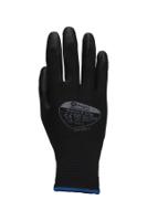 403-mat-bulk Polyco Healthline Black Polyurethane Reusable Gloves, Size 8, Polyurethane Coating