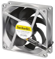 9lg0912p4s001 Sanyo Denki San Ace 9LG Series Axial Fan, 12 V dc, DC Operation, 101m³/h, 2.64W, 220mA Max, 92 x 92 x 25mm