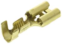 42281-1 TE Connectivity FASTIN-FASTON .250 Uninsulated Female Spade Connector, Receptacle, 6.35 x 0.81mm Tab Size, 0.8mm² to