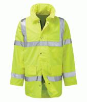 geraint-2xl Orbit International Geraint Yellow Unisex Hi Vis Jacket, XL