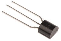 bc547cta onsemi BC547CTA NPN Transistor, 100 mA, 45 V, 3-Pin TO-92