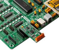 mikroe-2441 MikroElektronika Brushless Click Motor Controller for TB6575FNG for Small Cooling Fan in Computer, Automotive Industry,