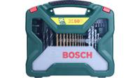 2607019327 Bosch 50-Piece Masonry Drill Bit, Metal Drill Bit, Wood Drill Bit Set for Multi-Material, 22mm Max, 1.5mm Min, HSS Bits