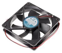 541-5110 RS PRO Axial Fan, 12 V dc, DC Operation, 151.2m³/h, 5W, 370mA Max, 120 x 120 x 25mm