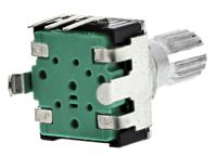 pec11r-4215k-n0024 Bourns 24 Pulse Incremental Mechanical Rotary Encoder with a 6 mm Knurl Shaft (Indexed), Through Hole