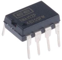 ina122p INA122P Texas Instruments, Instrumentation Amplifier, 0.25mV Offset, R-RO, 5 V, 8-Pin PDIP