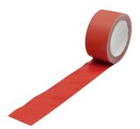282-5125 RS PRO Red PVC 33mm Hazard Tape, 0.15mm Thickness