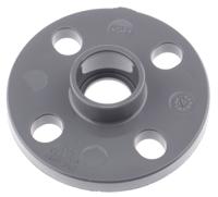 721731108 Georg Fischer Plastic Pipe Fitting Full Face Flange, 1in