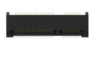 2041262-1 TE Connectivity Horizontal Edge Connector, 52-Contacts, 0.8mm Pitch, 2-Row