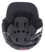 abs000-001-100 JSP Black Short Peaked Safety Cap, HDPE Protective Material