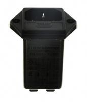 fn261-1-06 Schaffner 1A, 250 V ac Male Panel Mount IEC Filter FN261-1-06, Faston None Fuse